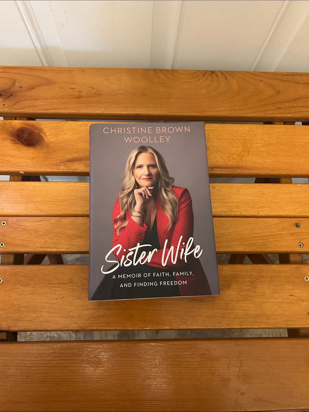 Sister Wife Christine Brown Woolley Hardcover Book